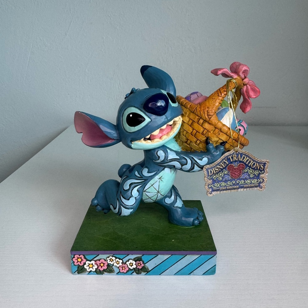 Disney Traditions Jim Shore Stitch Easter Figurine 6008075 – Bizarre Bunny new